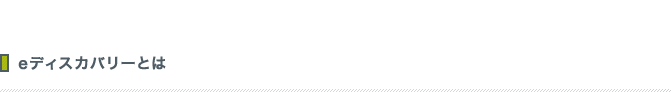 eディスカバリーとは